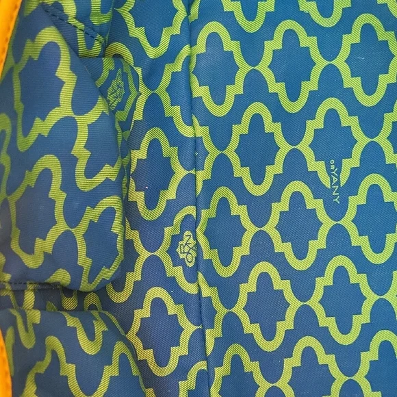 orYANY Yellow and Blue Geometric Shoulder Bag - Picture 10 of 16